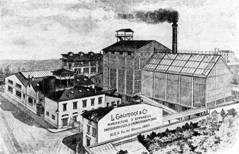 La première usine Gaumont à Paris