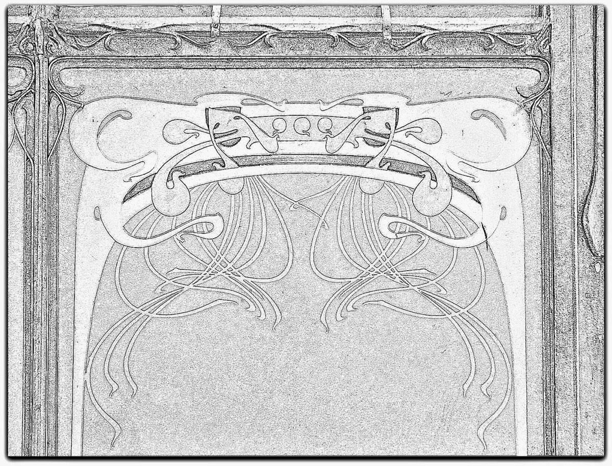 Hector Guimard - dessin bouche de métro.jpg