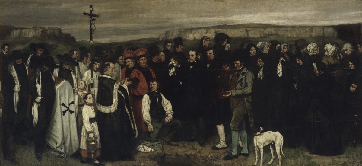Gustave Courbet - Un enterrement à Ornans - 1850 - 315cm x 668cm