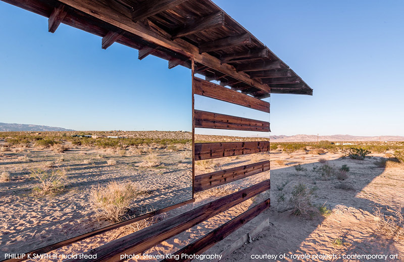 Lucid Stead - 2013 - A Transparent Cabin Built of Wood and Mirrors by Phillip K Smith III