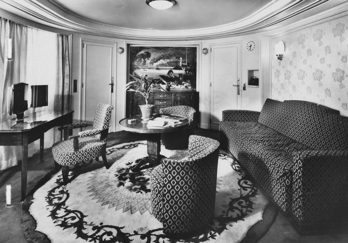 Appartement de Luxe du paquebot Normandie 1932