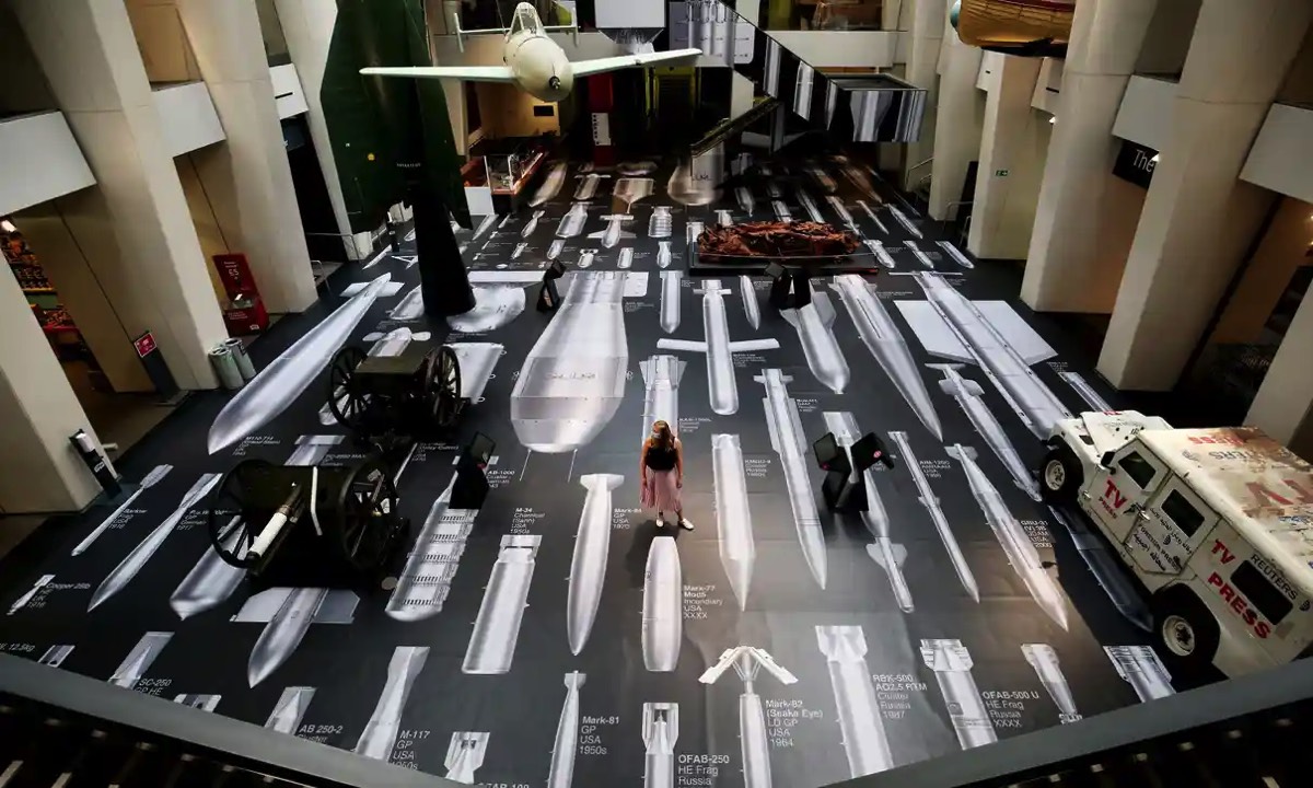 Ai Weiwei - History of Bombs at the Imperial War Museum 2020